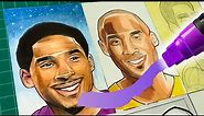 Kobe Bryant Drawn In 8 Crazy Styles! 🐍🏆