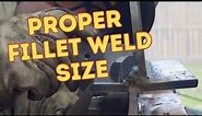 Get The Perfect Fillet Weld Size Every Time!