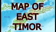 MAP OF EAST TIMOR [ TIMOR LESTE ]