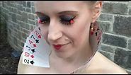 DIY Deck of Cards Collar - Queen of Hearts
