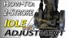 2-Stroke Carburetor Tuning - Idle Adjustment | Fix Your Dirt Bike.com