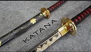 Forging a KATANA - How to forge a special gold-plated version katana