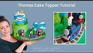 Thomas The Tank Engine Cake Topper | Make Friends With Amazing Train Template