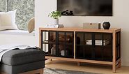Bountiful Wood And Glass TV Stand | Whalen Furniture