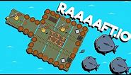 The RAIDING RAFT of DOOM! - Raaaaft.io Game - New io game!