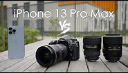 iPhone 13 Pro Max vs DSLR camera comparison with Nikon D780