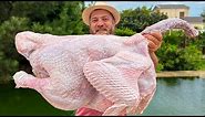 A Giant Turkey with a Surprise Inside! Meat Baked in 100 KG of Salt