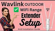 WAVLINK Outdoor Long Range WiFi Extender Setup & Installation Quick Guide