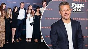 Matt Damon makes rare appearance with daughters at ‘Oppenheimer’ premiere