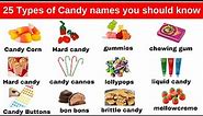 Lesson 6: Common Candy Names in English | English Vocabulary