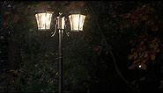 Victorian Bulb Solar Lamp Post – Double Lamps | Solar Lights for Any Outdoor Setting