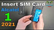 Alcatel 1 2021 Insert The SIM Card