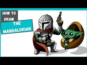 How to draw The Mandalorian | Grogu
