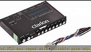 Clarion EQS755 7-Band Car Audio Graphic Equalizer with Front 3.5mm Auxiliary Input, Rear RCA Auxili