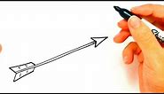 How to draw an Arrow | Arrow Easy Draw Tutorial