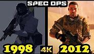 Evolution of Spec Ops games (1998-2012)
