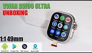 VWAR DW99 Ultra Smart Watch- Unboxing 1:1 49mm 4G Android System, WIFI GPS Google Play Store AMOLED