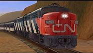 Trainz simulator 2 CN passenger train - FP4