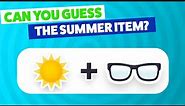 Emoji Challenge Guess the Summer Item
