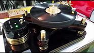 Small Audio Manufacture Renegade Turntable playing