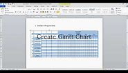 Timeline and Gantt Chart for Project Proposal | Thesis Proposal | in MS word