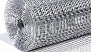 LAN JIA 1/4 Hardware Cloth 36inch x 50foot 23 Gauge Hot Dip Galvanized After Welding Chicken Wire Mesh Roll Galvanized Wire Mesh Roll Garden Fencing &Rodent Mesh