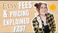Etsy Fees and Charges Explained FAST 🤯 How To Price Your Etsy Products For Profit