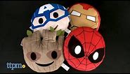 Spider-Man, Captain America, Iron Man & Groot Plush Pillow from Just Play