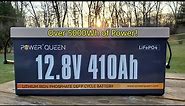 Massive 12V 410Ah LiFePO4 Battery by Power Queen, Review & Teardown