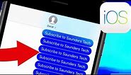 How To SPAM MESSAGES On iPhone ALL iOS: 100 Messages A SECOND No Jailbreak!