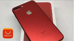 iPhone 7 Plus 128GB Red importado do AliExpress - Unboxing 2021 😍