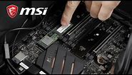 MSI Pro Cast#16 –Easy M.2 SSD RAID 0 Configuration Setup | Gaming Motherboard | MSI