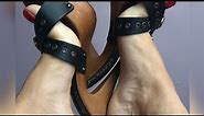 Sensational collection of platform wooden high heel mule sandals for ladies.