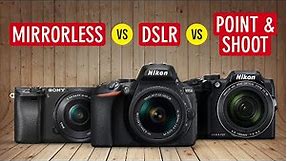 Mirrorless vs DSLR vs Point and Shoot Cameras (Which Camera Should You Buy?) | Sonika Agarwal