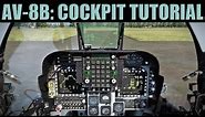 AV-8B Harrier: Cockpit Familiarization Tour Tutorial | DCS WORLD