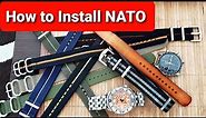 How to Install NATO watch Strap