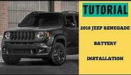 How to Install a 2018 Jeep Renegade Battery | Step by Step