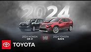 2024 Toyota RAV4 vs 2024 Honda CR-V | Toyota