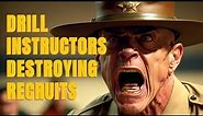 Drill Instructor Yelling At Recruit - Could You Handle This?