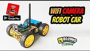ESP32 Cam Wifi Camera Robot Car | Remote Control Android App ESP32-Cam Robot