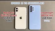 Samsung Galaxy A23 vs iPhone 11 SPEED TEST