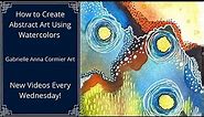How to Create Abstract Art | Intuitive Watercolor Painting