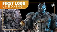 Hot Toys Batman: Arkham Origins Batman (XE Suit) Figure Unboxing | First Look