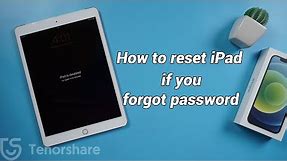 How to Reset iPad if You Forgot Password