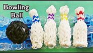 Rainbow Loom Charms: 3D Bowling Ball with loom bands | How to Make