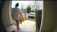 Woman Trips and Farts In Front of Doorbell Camera - 1351388