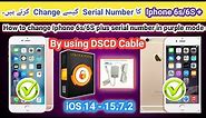 How to change iphone 6s/6SP serial number in purple mode wit unlock tool iOS 15.7.2 | 2023