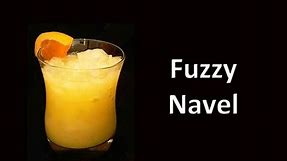 Fuzzy Navel Cocktail Drink Recipe