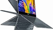 ASUS ZenBook Flip 13 Ultra Slim Convertible Laptop, 13.3” OLED FHD Touch Display, Intel Core i5-1135G7 Processor, Intel Iris Xe Graphics, 8GB RAM, 512GB SSD, Windows 10 Home, Pine Grey, UX363EA-DH51T