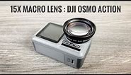15x Macro Lens for DJI Osmo Action